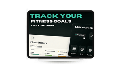 Fitness OS comprehensive fitness tracking dashboard displaying workout planning interface, progress monitoring charts, nutrition tracking, goal setting framework, and health metrics visualization