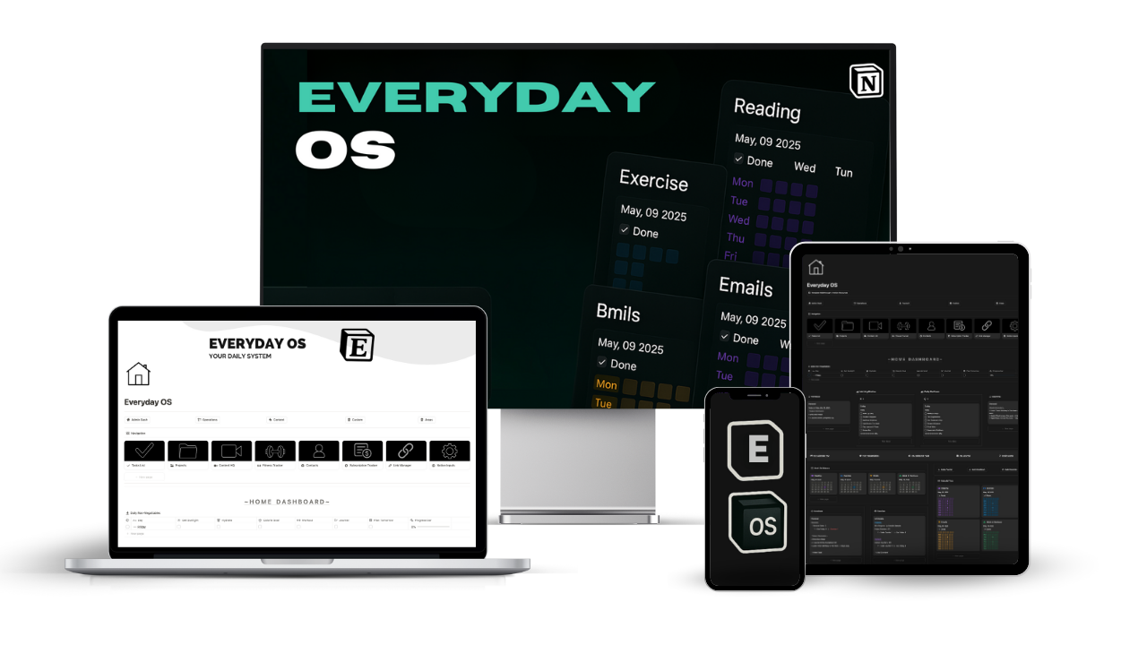 Everyday OS - AI-Powered Daily Productivity System | Free Notion System ...